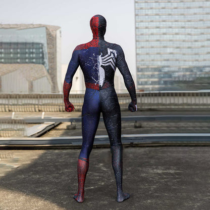 3D Digital Print Venom Symbiote Spider-Man Halloween Cosplay Bodysuit Costume