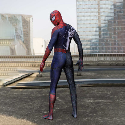 3D Digital Print Venom Symbiote Spider-Man Halloween Cosplay Bodysuit Costume