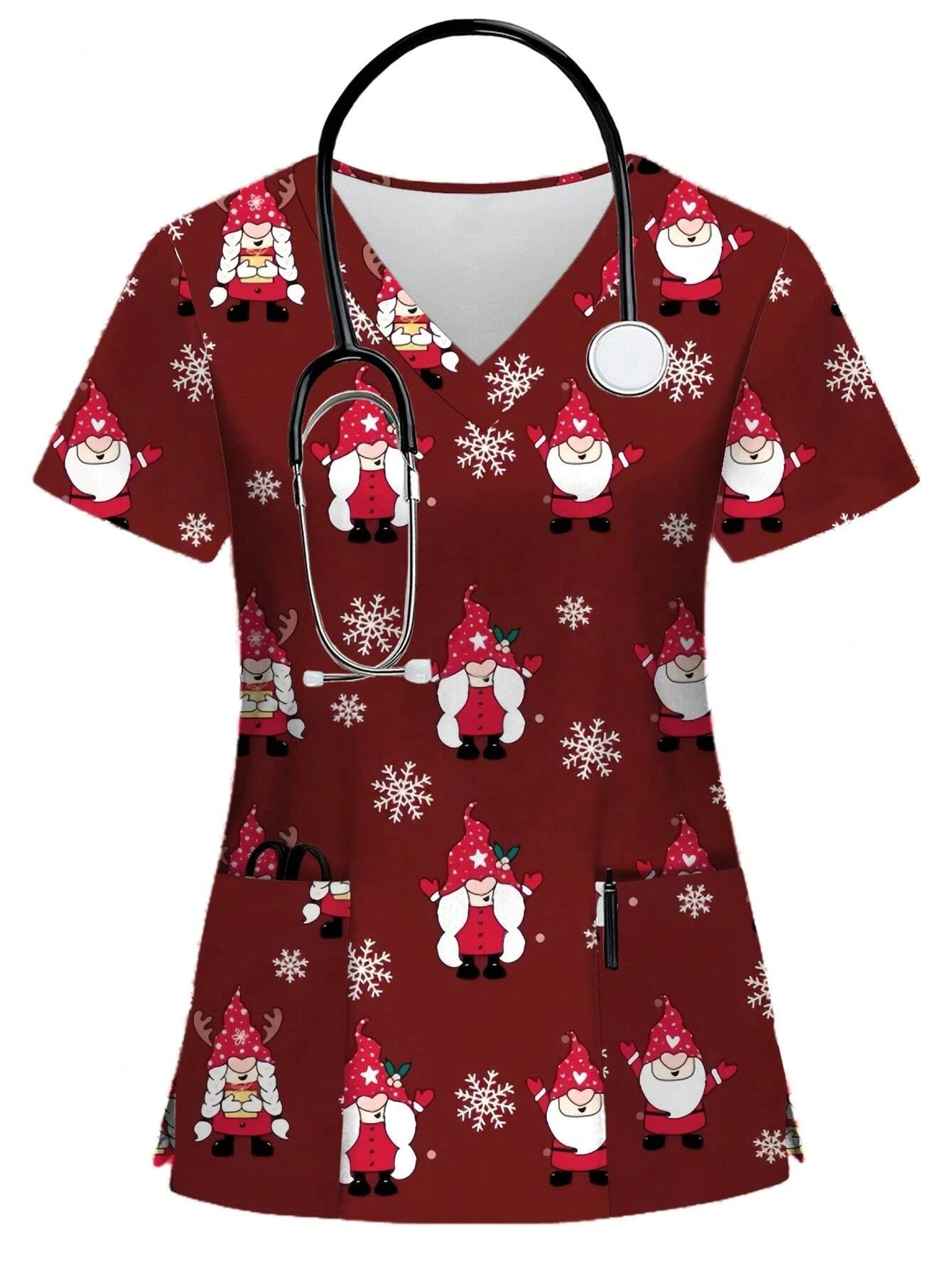 Christmas Scrub Tops