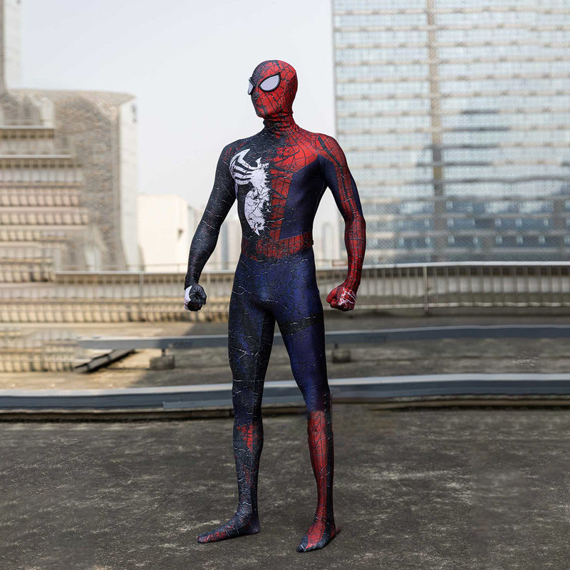 3D Digital Print Venom Symbiote Spider-Man Halloween Cosplay Bodysuit Costume