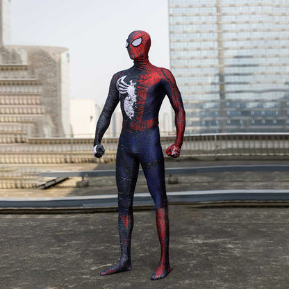 3D Digital Print Venom Symbiote Spider-Man Halloween Cosplay Bodysuit Costume