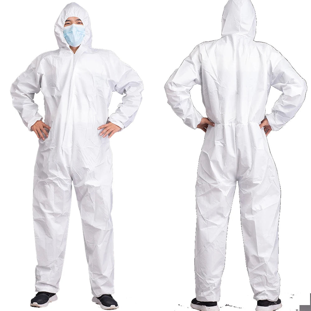 Disposable Safety Suit - Breathable, Dustproof,  Water,  Oil Resist.