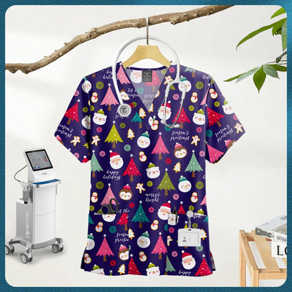 Multi-Colored, Multi-patterned Nursing Scrub tops