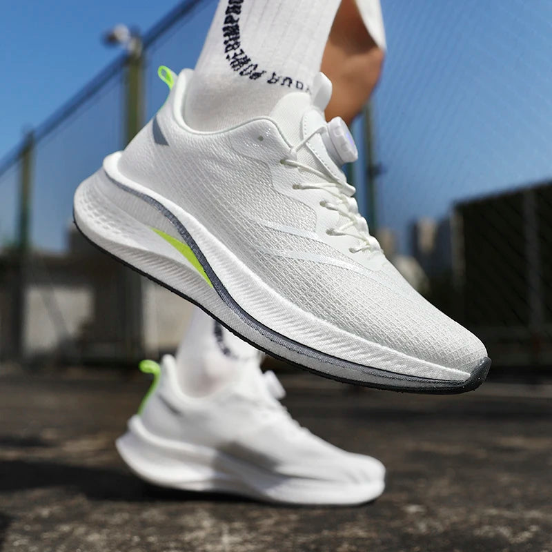 Marathon Carbon Plate Air Cushion Running Shoes -  Breathable and Lightweight