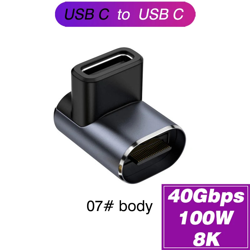 Magnetic Type-C OTG Thunderbolt4 Adapter Type-C TO C To USB-A To HDMI DP VGA To Rj45 Adapter PD100W 140W Coverter Phone MacBook