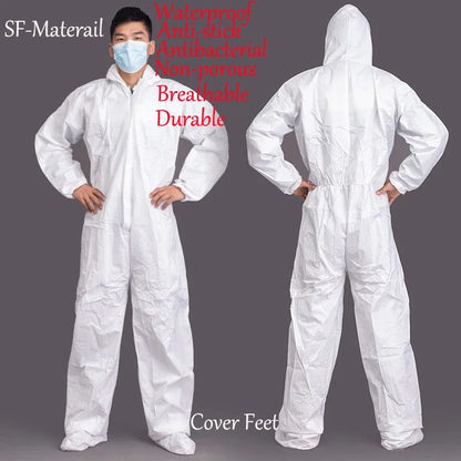 Disposable Safety Suit, Breathable Dustproof Water