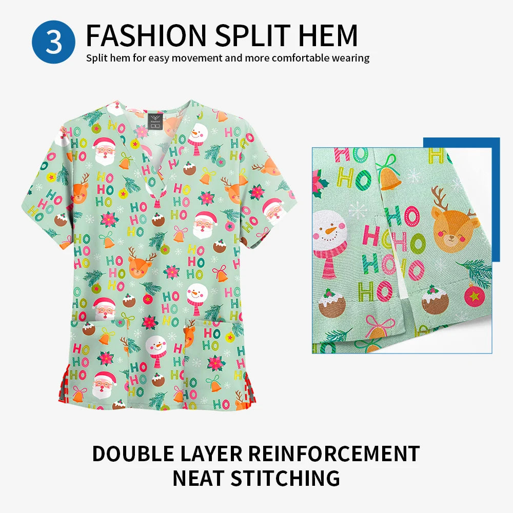 Multi-Colored, Multi-patterned Nursing Scrub tops