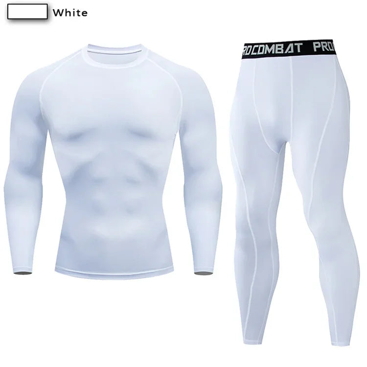 2pcs Men's Elastic SportsTraining sets