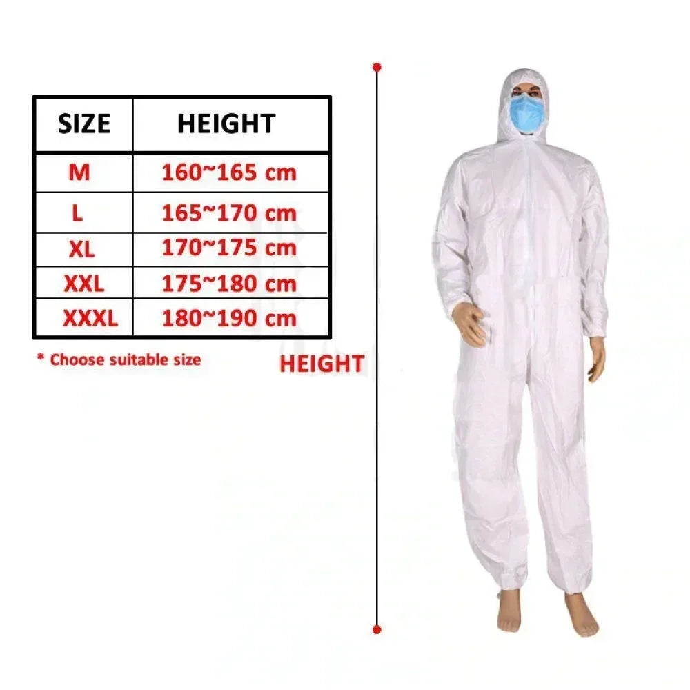 Disposable Safety Suit, Breathable Dustproof Water