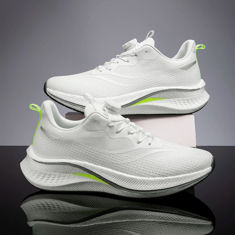 Marathon Carbon Plate Air Cushion Running Shoes -  Breathable and Lightweight