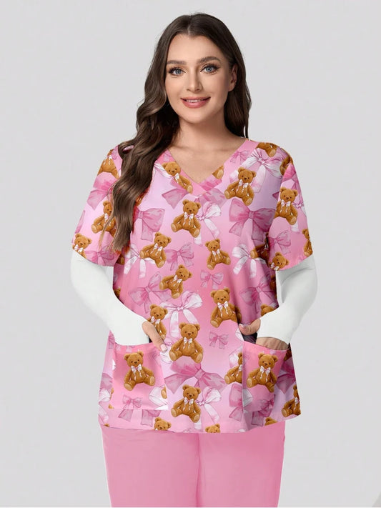 Teddy Bear Nursing Working Uniform