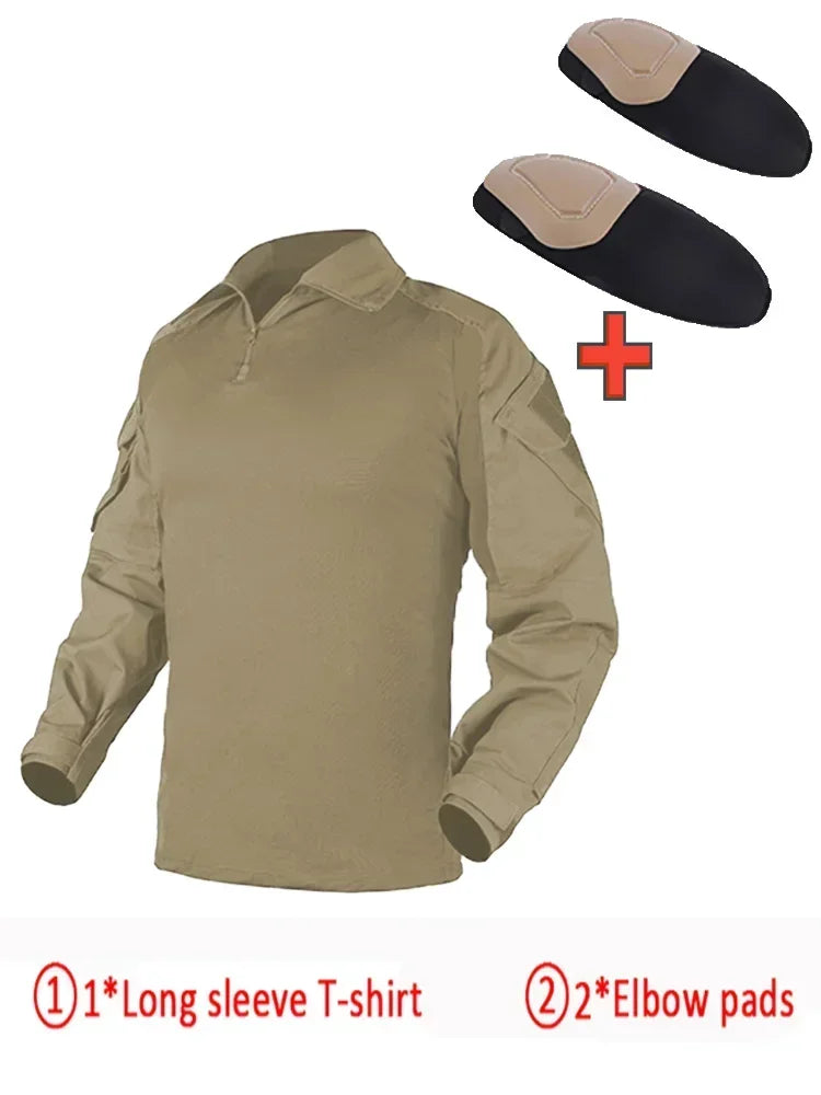 Men's Tactical Multicam Hunting Shirts / Pants /  Elbow/Knee Pads