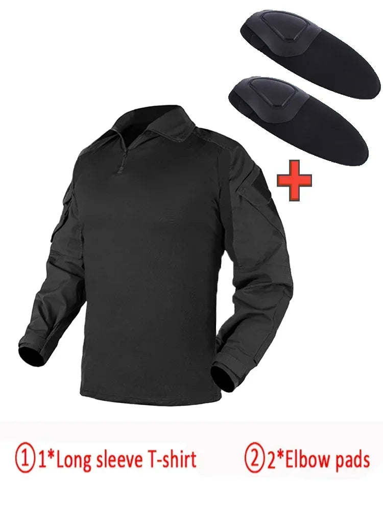 Men's Tactical Multicam Hunting Shirts / Pants /  Elbow/Knee Pads