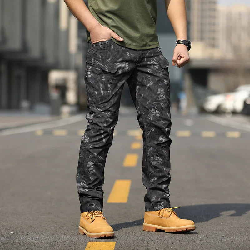 Tactical Pants Slim Fit Waterproof Camouflage