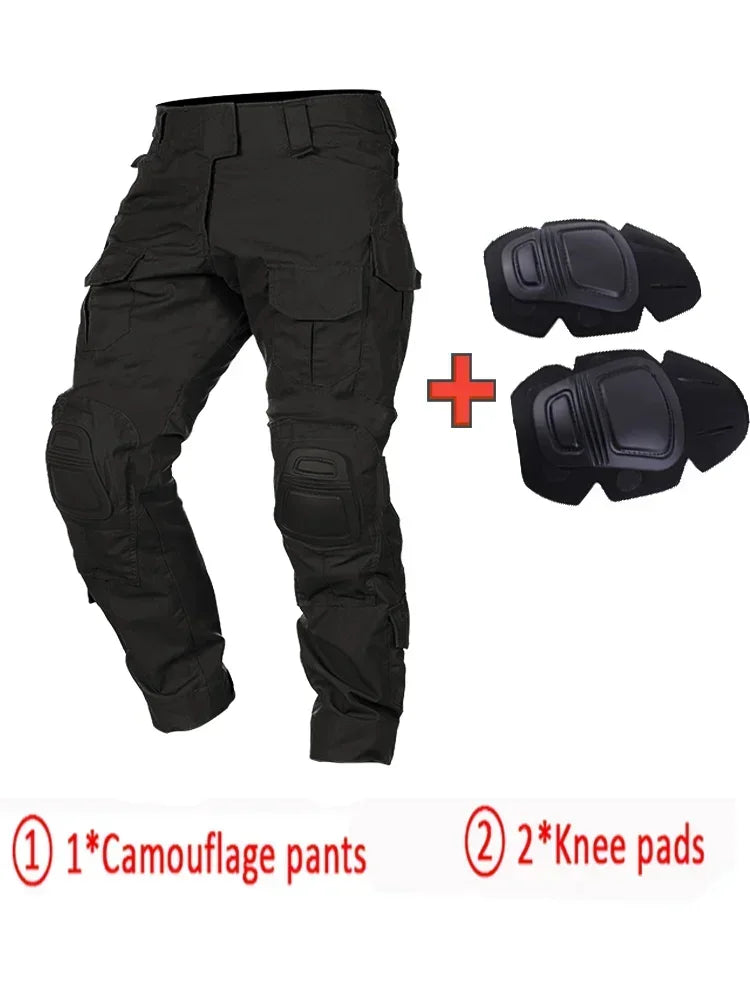 Men's Tactical Multicam Hunting Shirts / Pants /  Elbow/Knee Pads