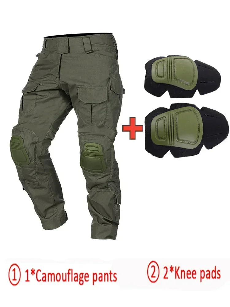 Men's Tactical Multicam Hunting Shirts / Pants /  Elbow/Knee Pads