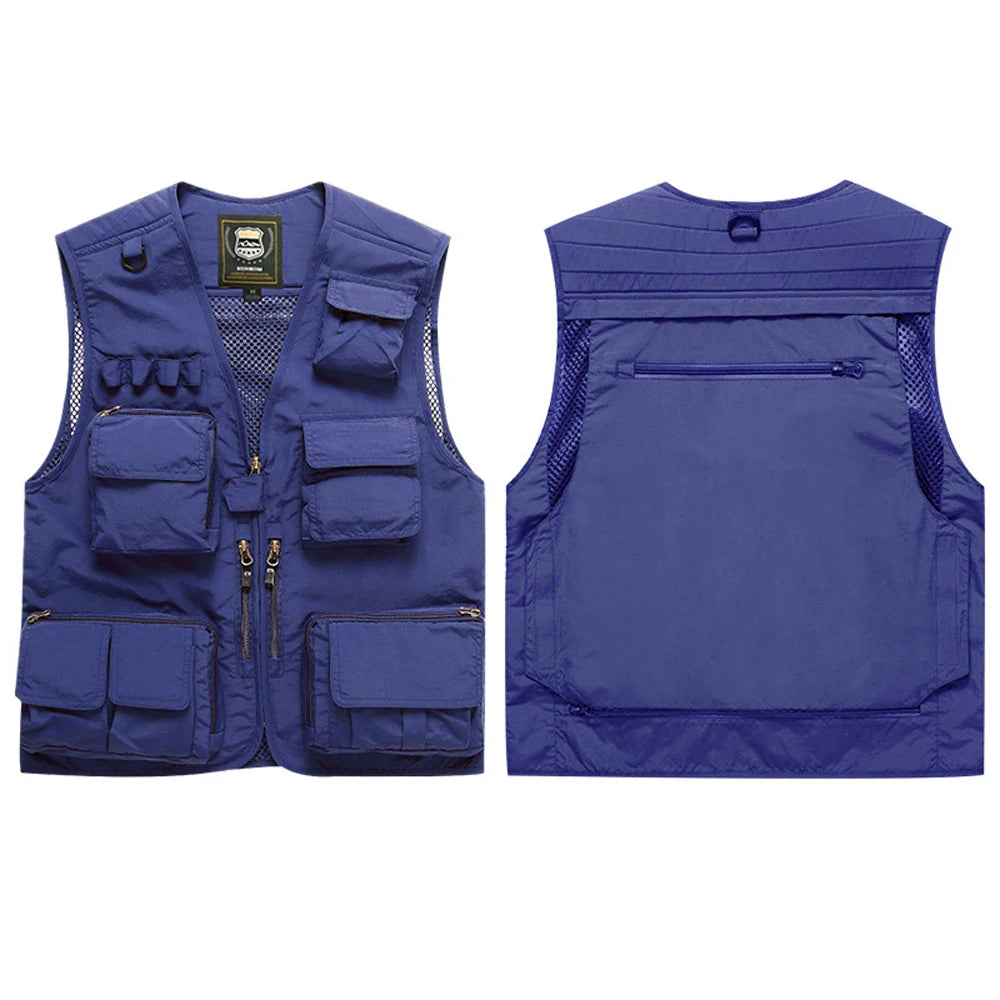 Hi Vis Workwear Safety Vest with Multi Pockets