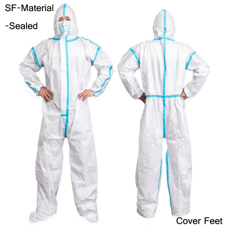 Disposable Safety Suit, Breathable Dustproof Water