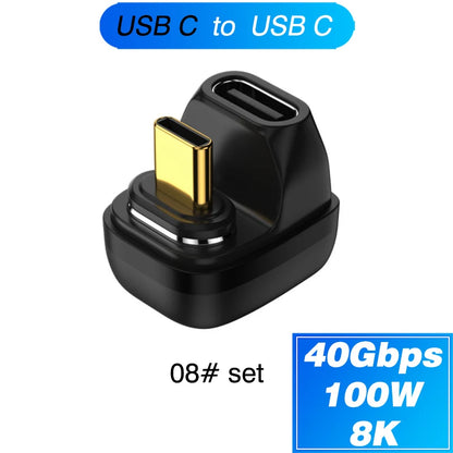 Magnetic Type-C OTG Thunderbolt4 Adapter Type-C TO C To USB-A To HDMI DP VGA To Rj45 Adapter PD100W 140W Coverter Phone MacBook