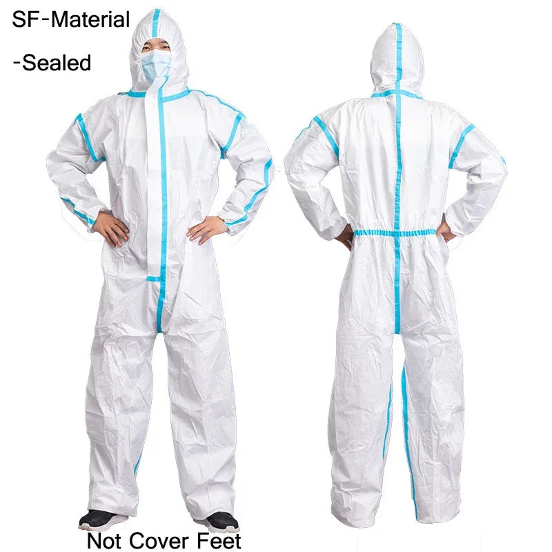 Disposable Safety Suit, Breathable Dustproof Water