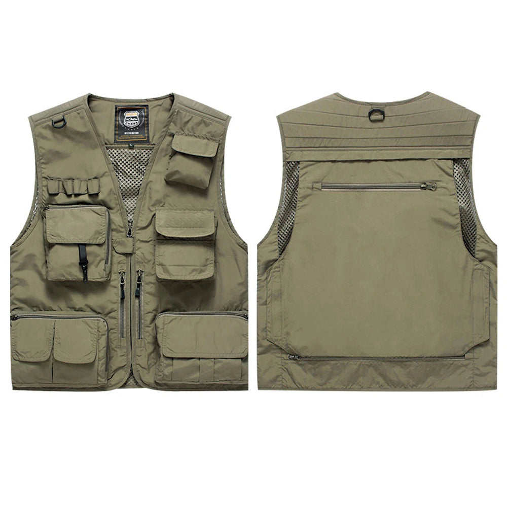 Hi Vis Workwear Safety Vest with Multi Pockets