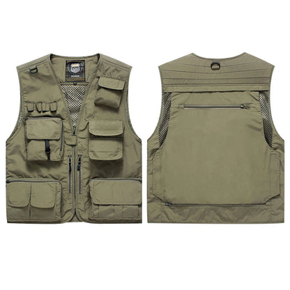 Hi Vis Workwear Safety Vest with Multi Pockets