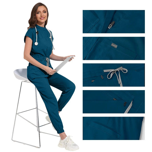 Scrub Uniform for Women Short Sleeved