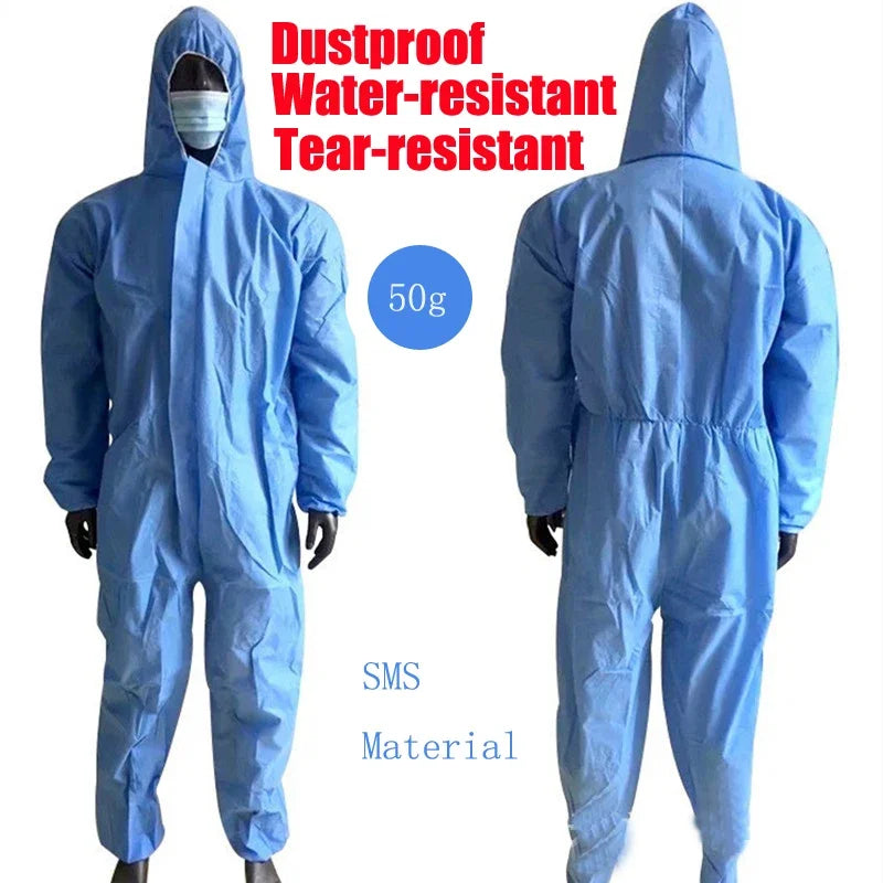 Disposable Safety Suit, Breathable Dustproof Water