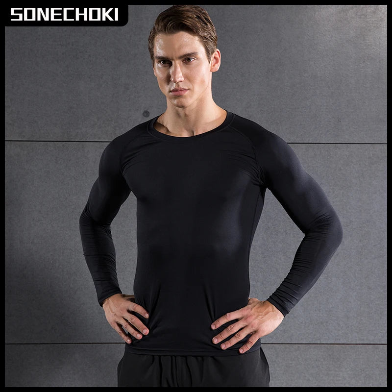 Compression Shirts for Men - Solid Dry Fit Technology