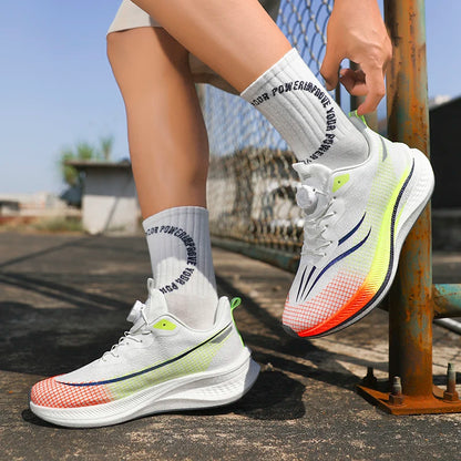 Marathon Carbon Plate Air Cushion Running Shoes -  Breathable and Lightweight