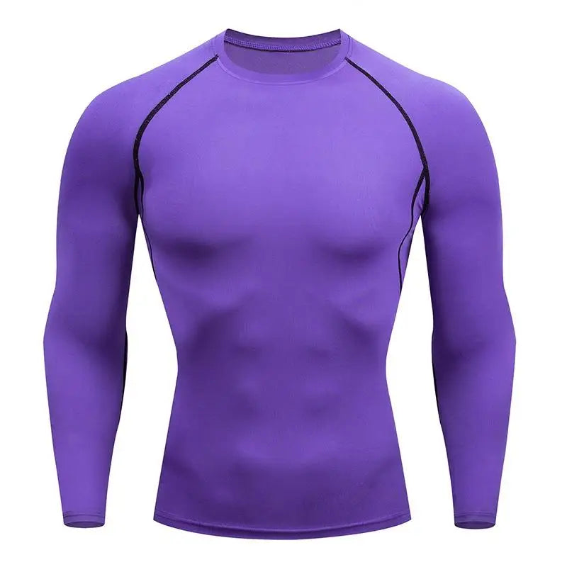Compression Shirts for Men - Solid Dry Fit Technology