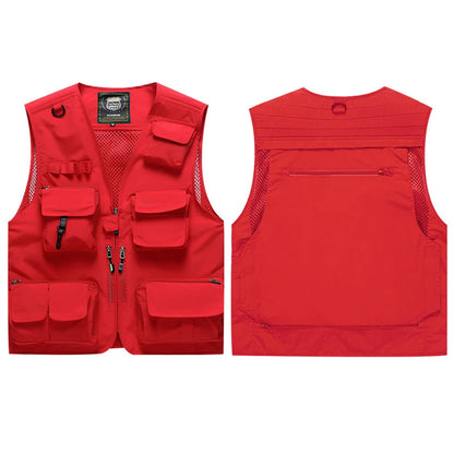 Hi Vis Workwear Safety Vest with Multi Pockets