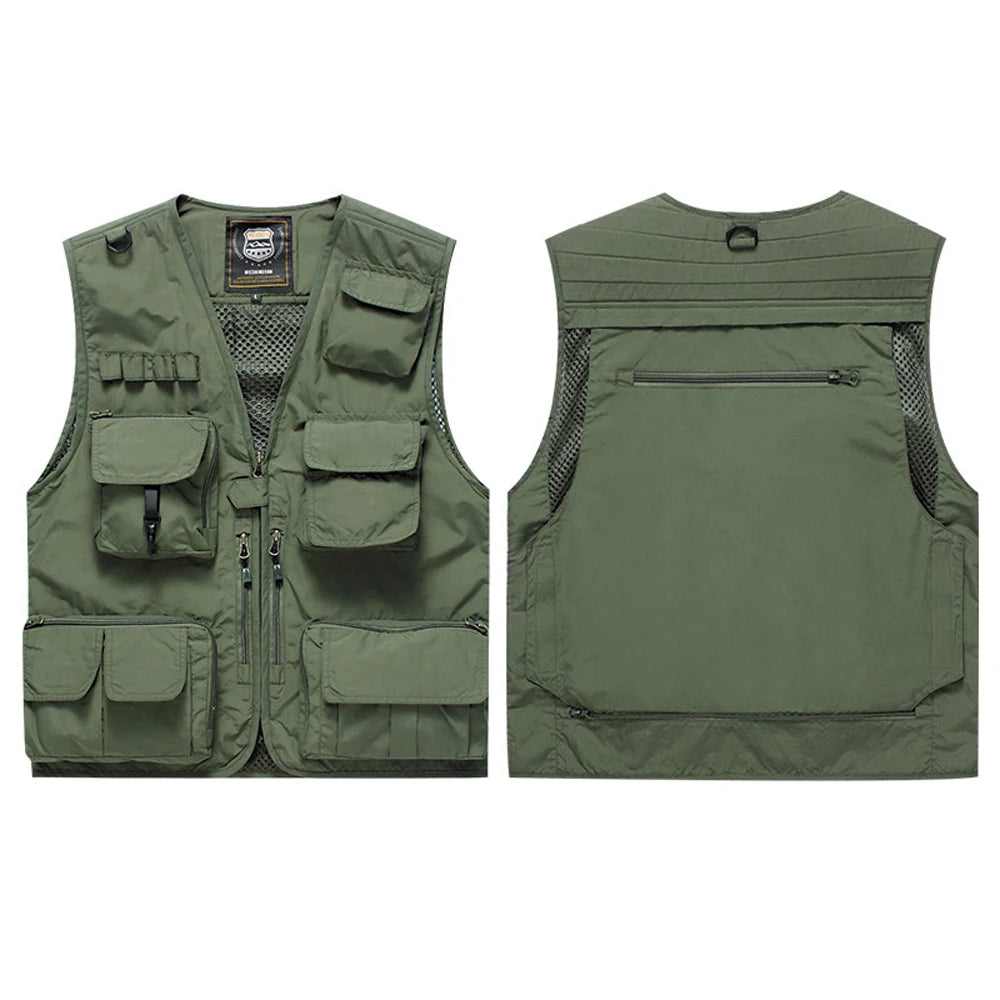 Hi Vis Workwear Safety Vest with Multi Pockets