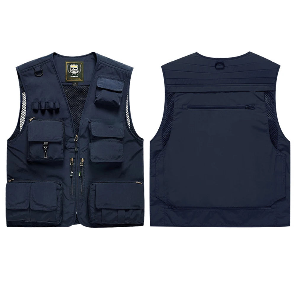 Hi Vis Workwear Safety Vest with Multi Pockets