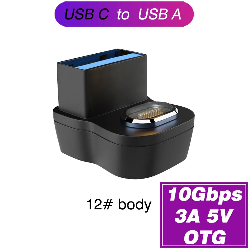 Magnetic Type-C OTG Thunderbolt4 Adapter Type-C TO C To USB-A To HDMI DP VGA To Rj45 Adapter PD100W 140W Coverter Phone MacBook