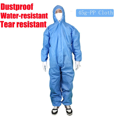 Disposable Safety Suit - Breathable, Dustproof,  Water,  Oil Resist.