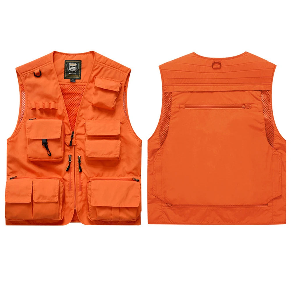 Hi Vis Workwear Safety Vest with Multi Pockets