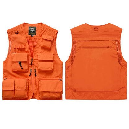 Hi Vis Workwear Safety Vest with Multi Pockets