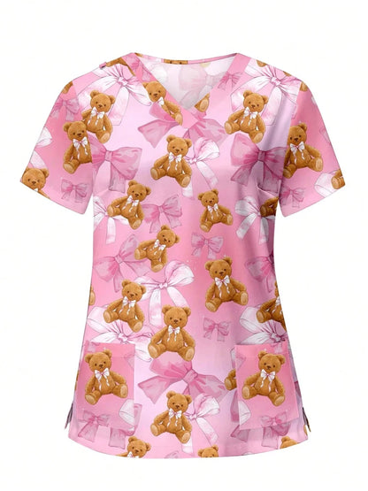 Teddy Bear Nursing Working Uniform