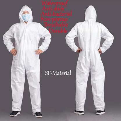 Disposable Safety Suit - Breathable, Dustproof,  Water,  Oil Resist.