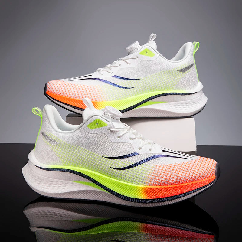 Marathon Carbon Plate Air Cushion Running Shoes -  Breathable and Lightweight