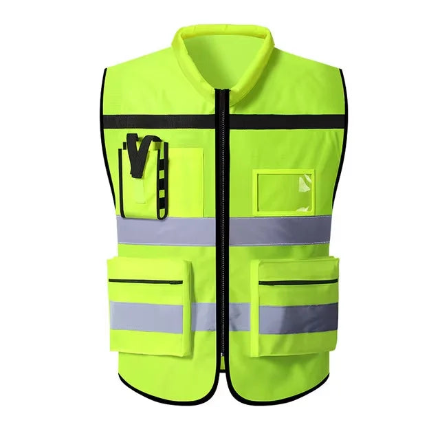 Custom Logo Security Safety Vest Hi Visibility- ANSI Class 2