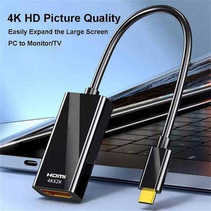 USB C HDMI Cable TYPE C to HDMI 4K Adapter USB C
