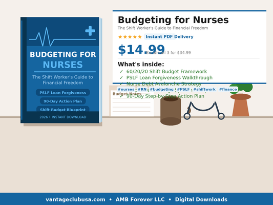 Budgeting for Nurses — The Shift Worker's Guide to Financial Freedom (2026 PDF)